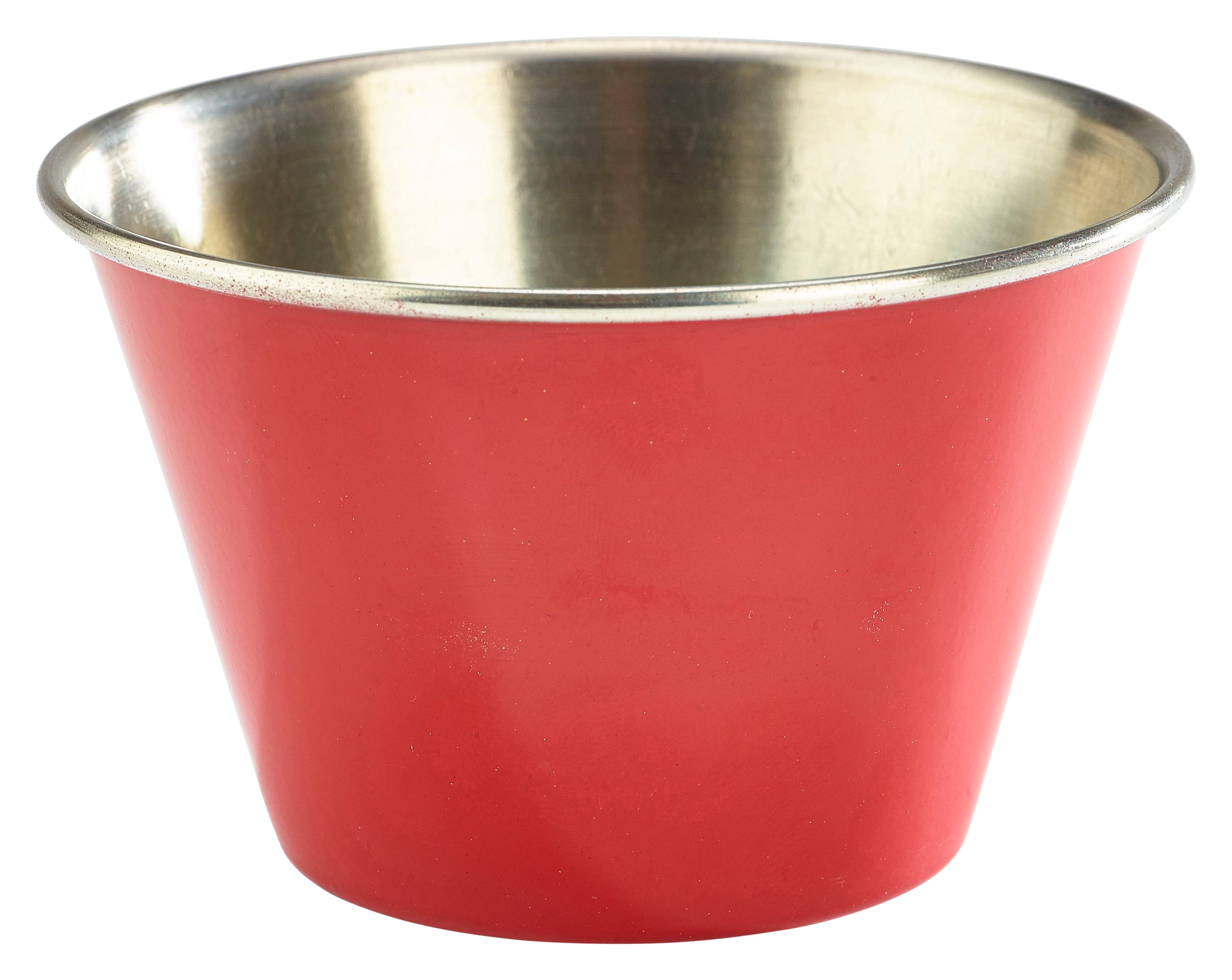 GenWare Red Stainless Steel Ramekin 17cl/6oz 24 Pack