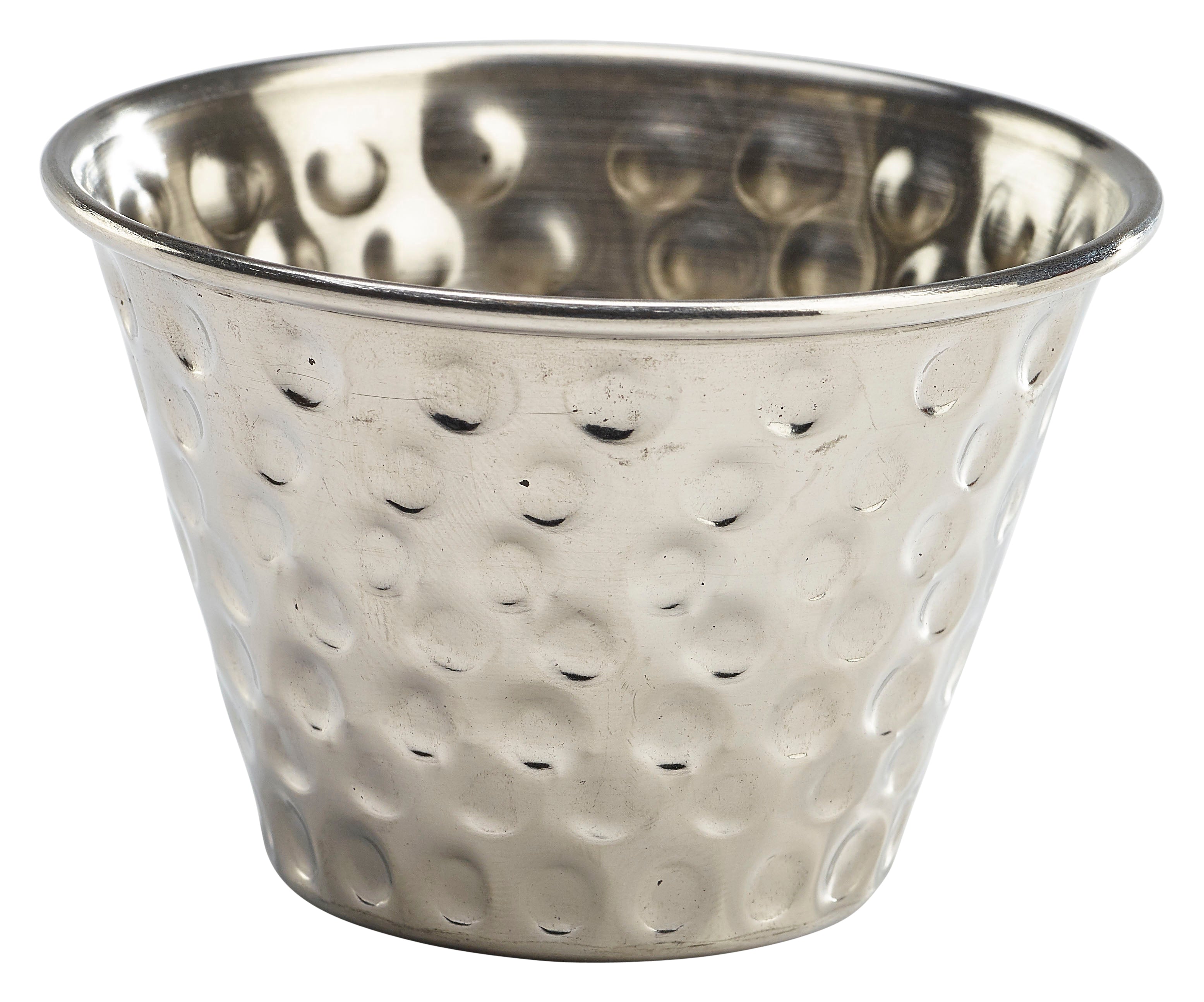 GenWare Stainless Steel Hammered Ramekin 114ml/4oz 24 Pack