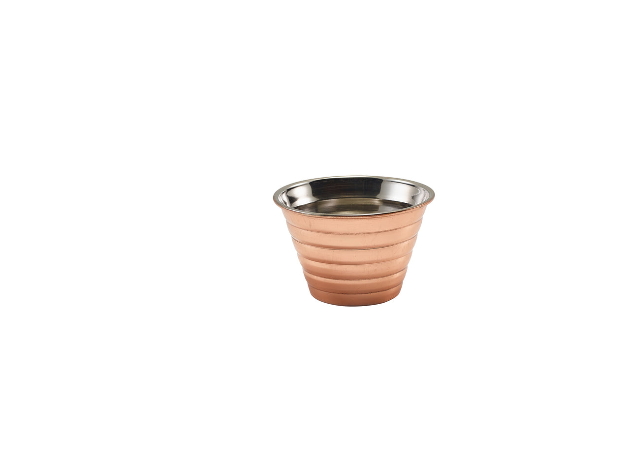 GenWare Copper Plated Ribbed Ramekin 114ml/4oz 24 Pack