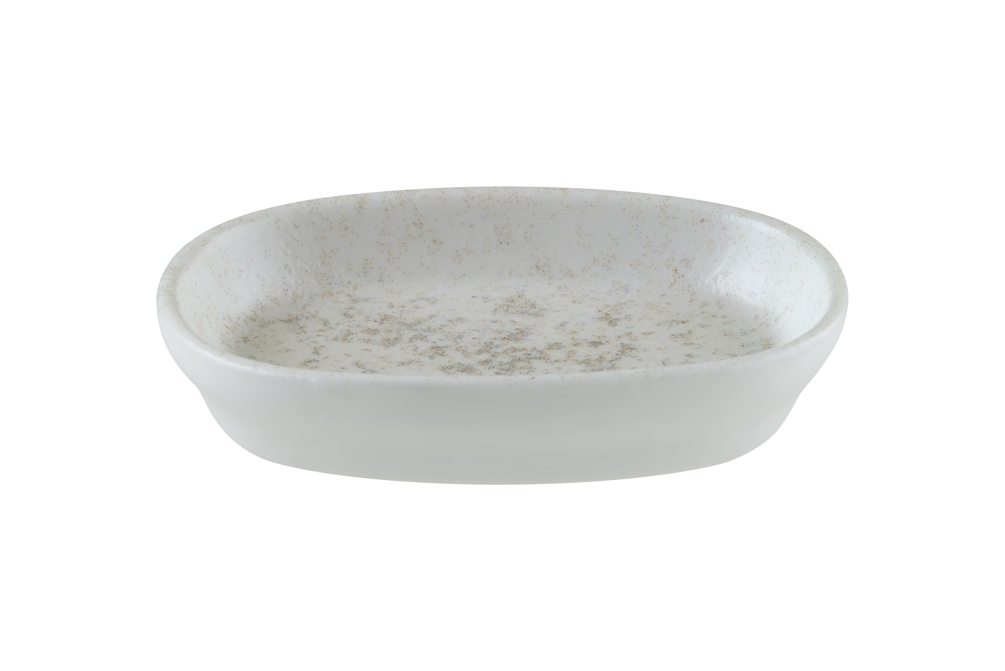 Lunar White Hygge Oval Dish 10cm 12 Pack