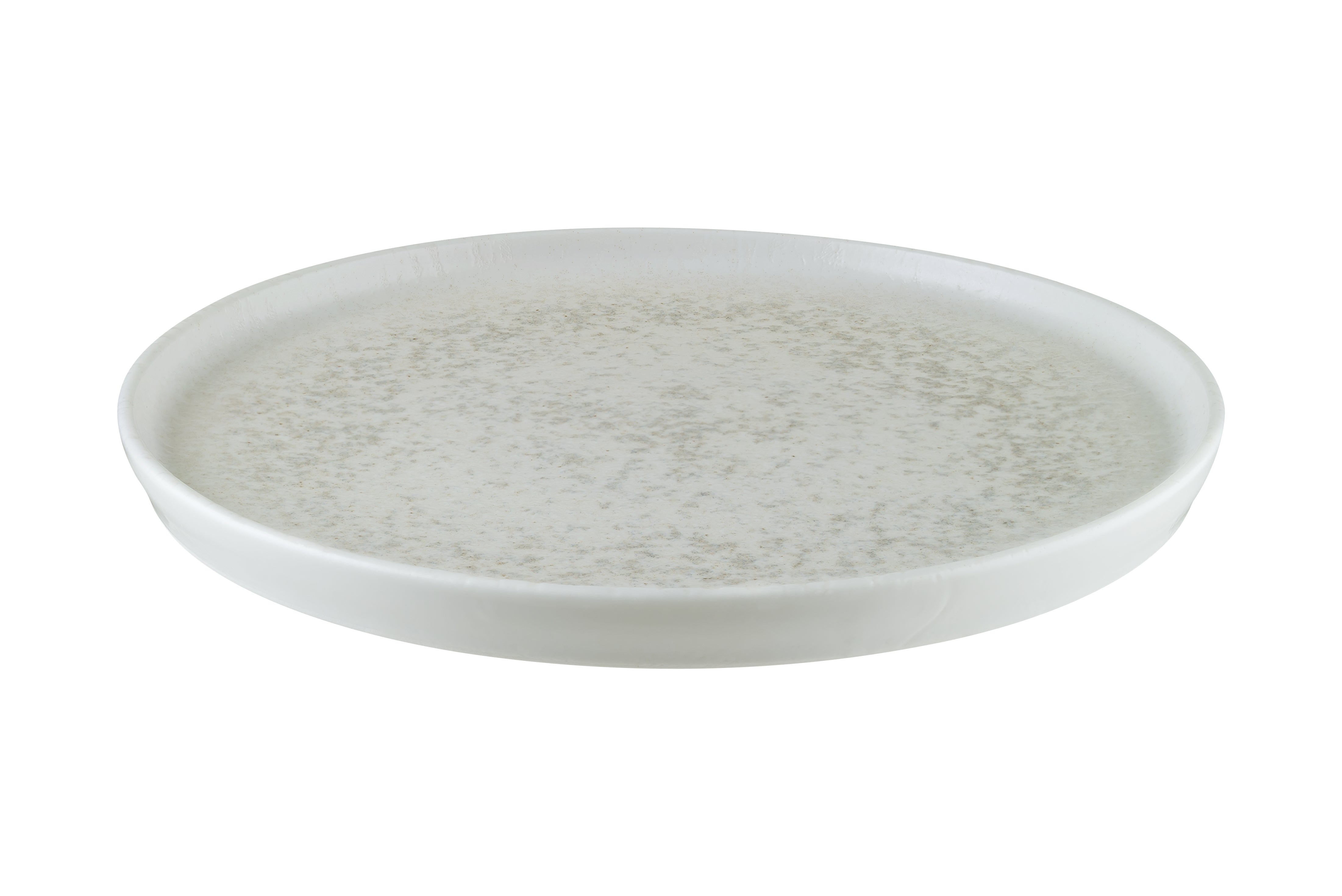 Lunar White Hygge Flat Plate 16cm 12 Pack