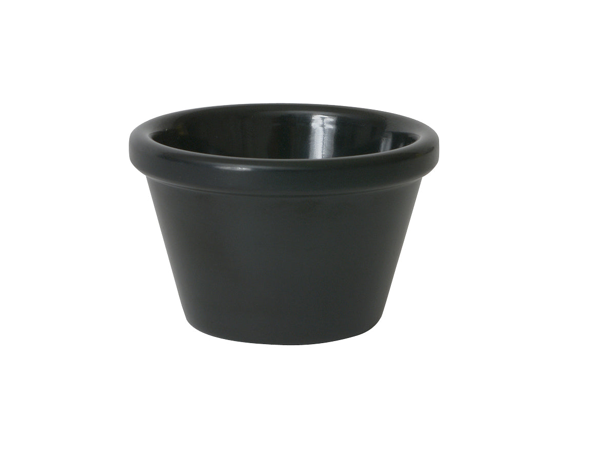 Ramekin 1.5oz Smooth Black 24 Pack