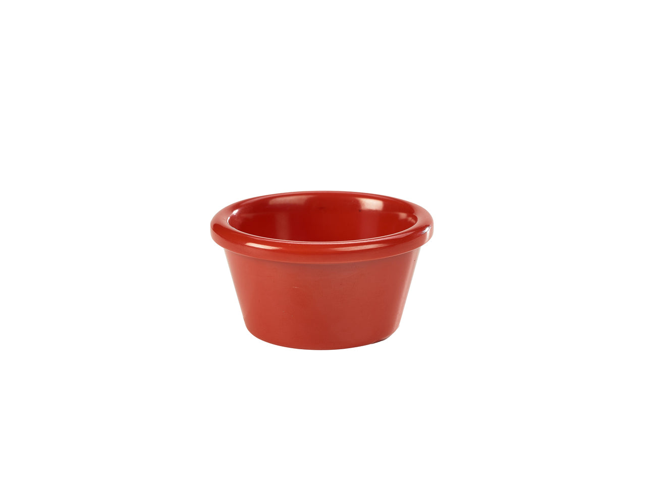 Ramekin 3oz Smooth Red 24 Pack