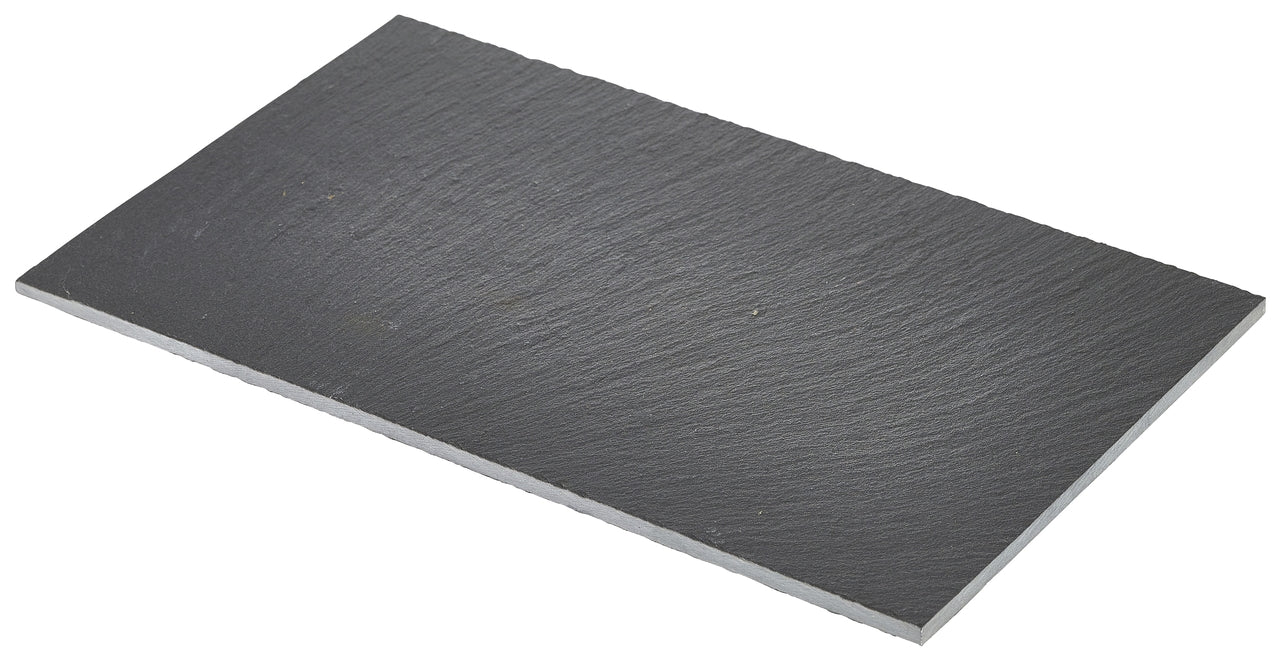 Genware Slate Platter 26.5x16cm GN 1/4 6 Pack