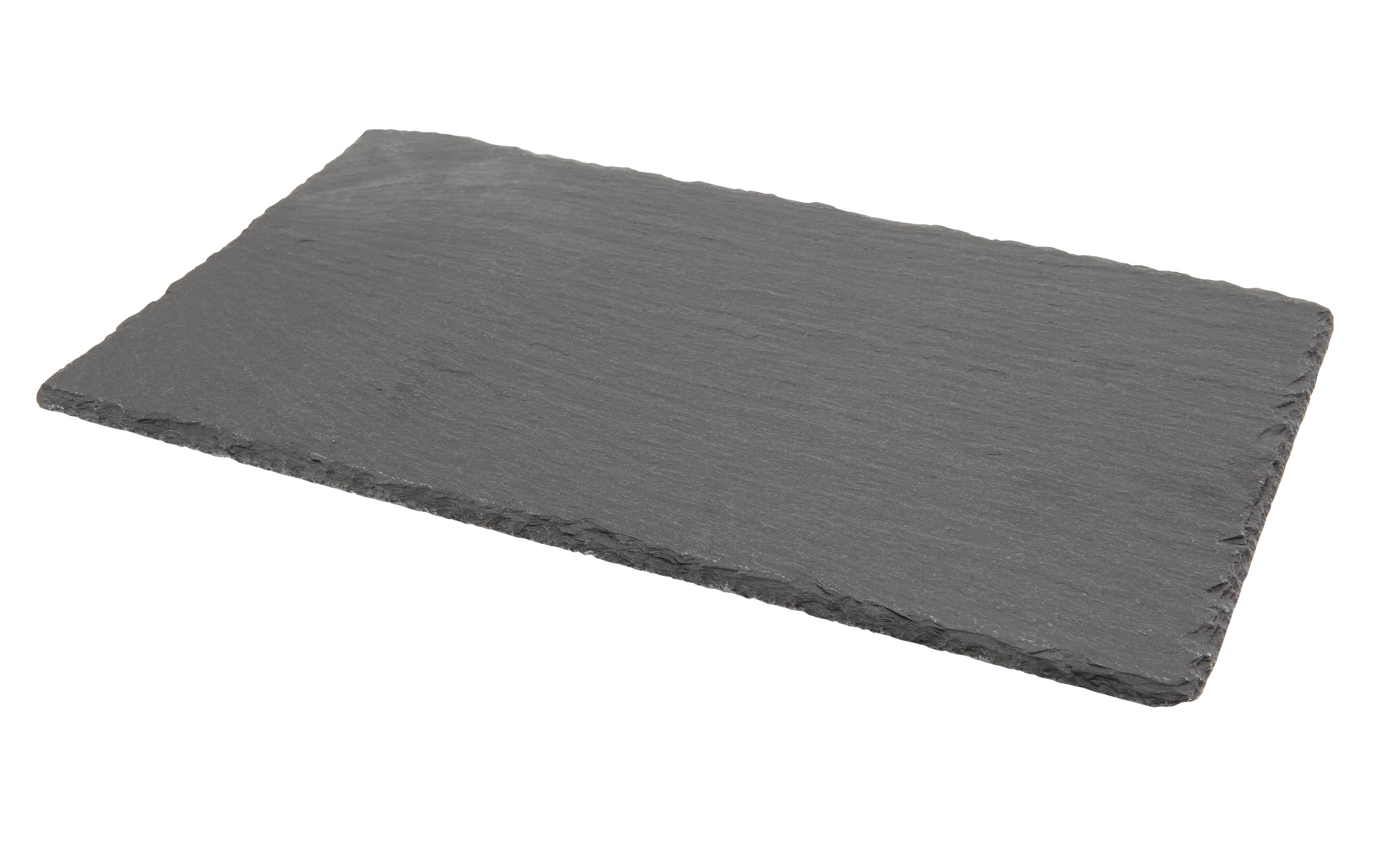 Genware Natural Edge Slate Platter 25 X 13cm 6 Pack