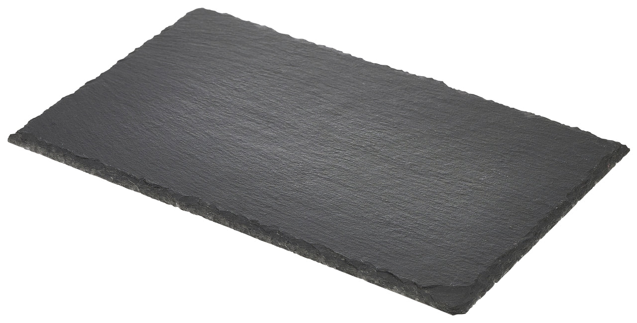 Genware Natural Slate Platter 26.5x16cm GN 1/4 6 Pack