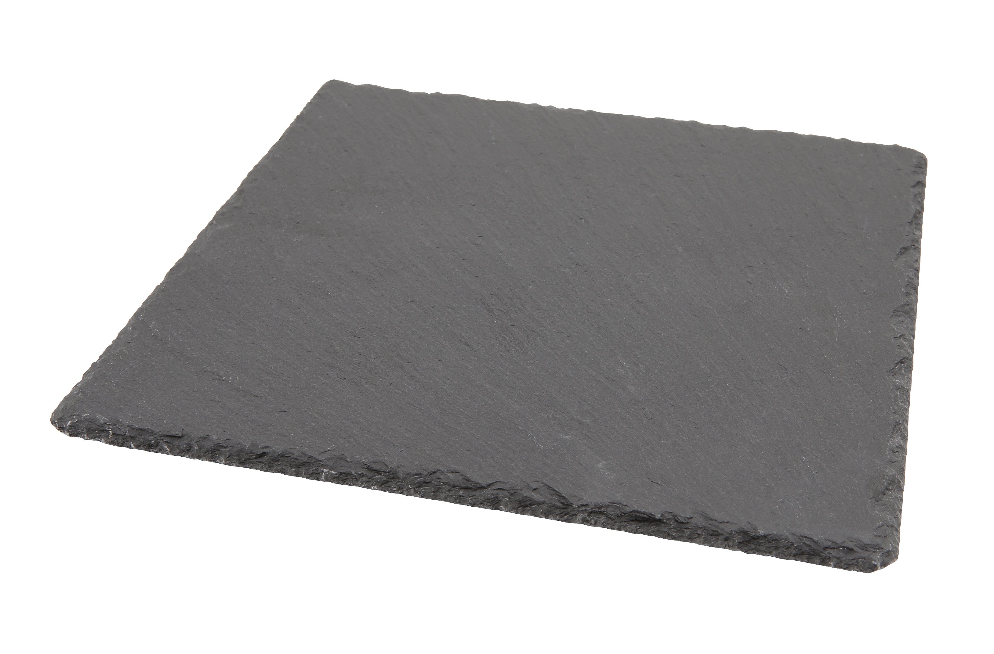 Genware Natural Edge Slate Platter 28 X 28cm 6 Pack