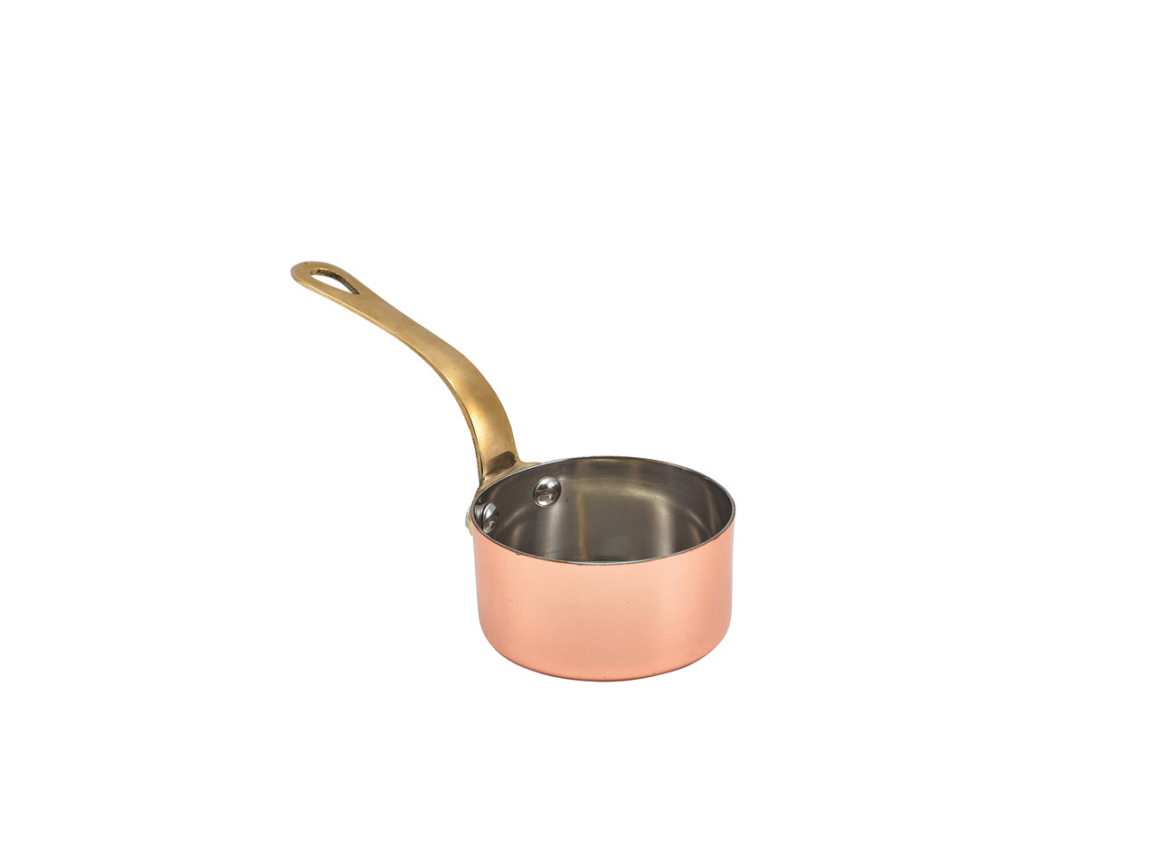 GenWare Mini Copper Sauce Pan 7 x 3.75cm 6 Pack