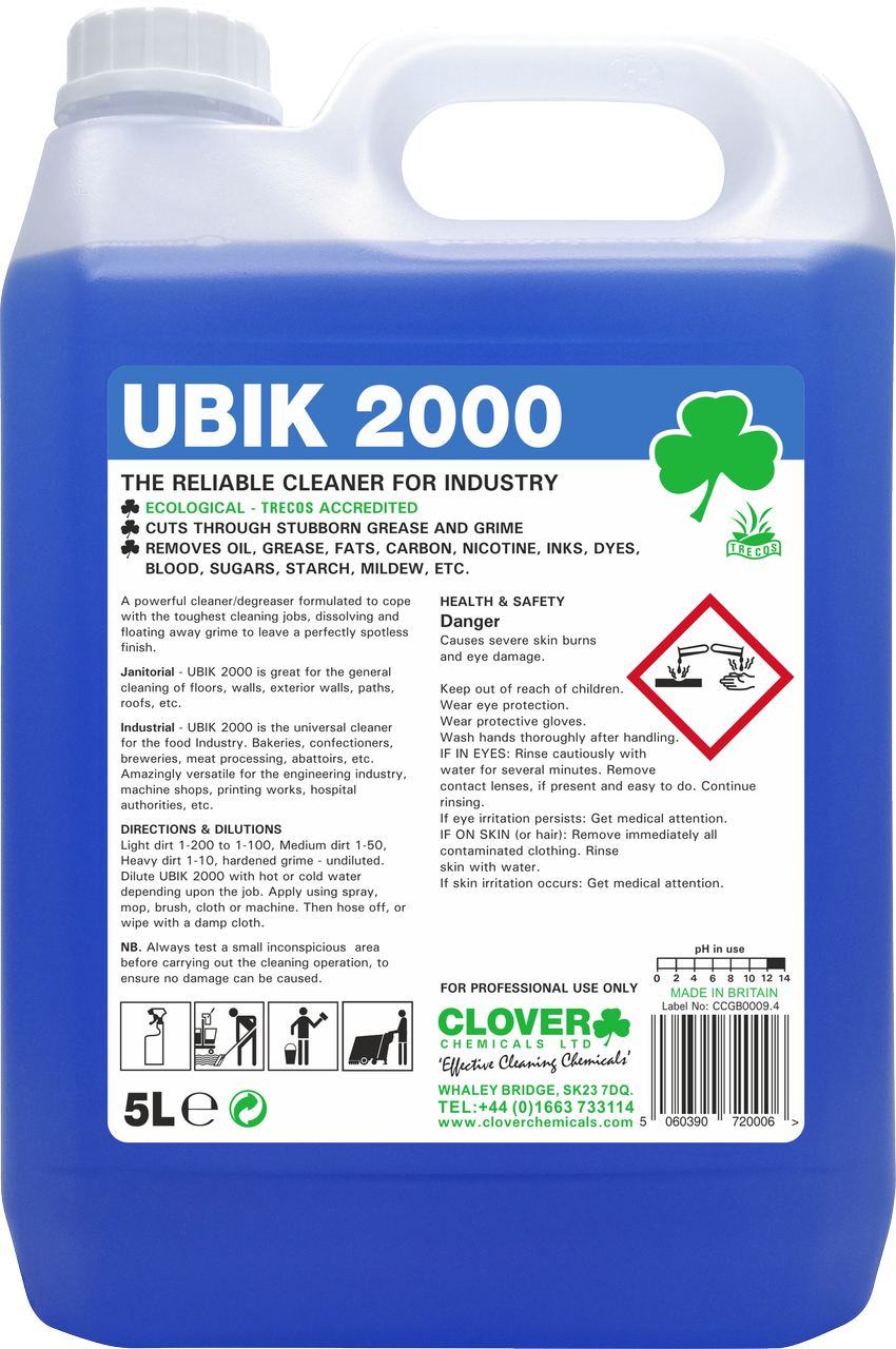 Ubik 2000 Degreaser 5ltr