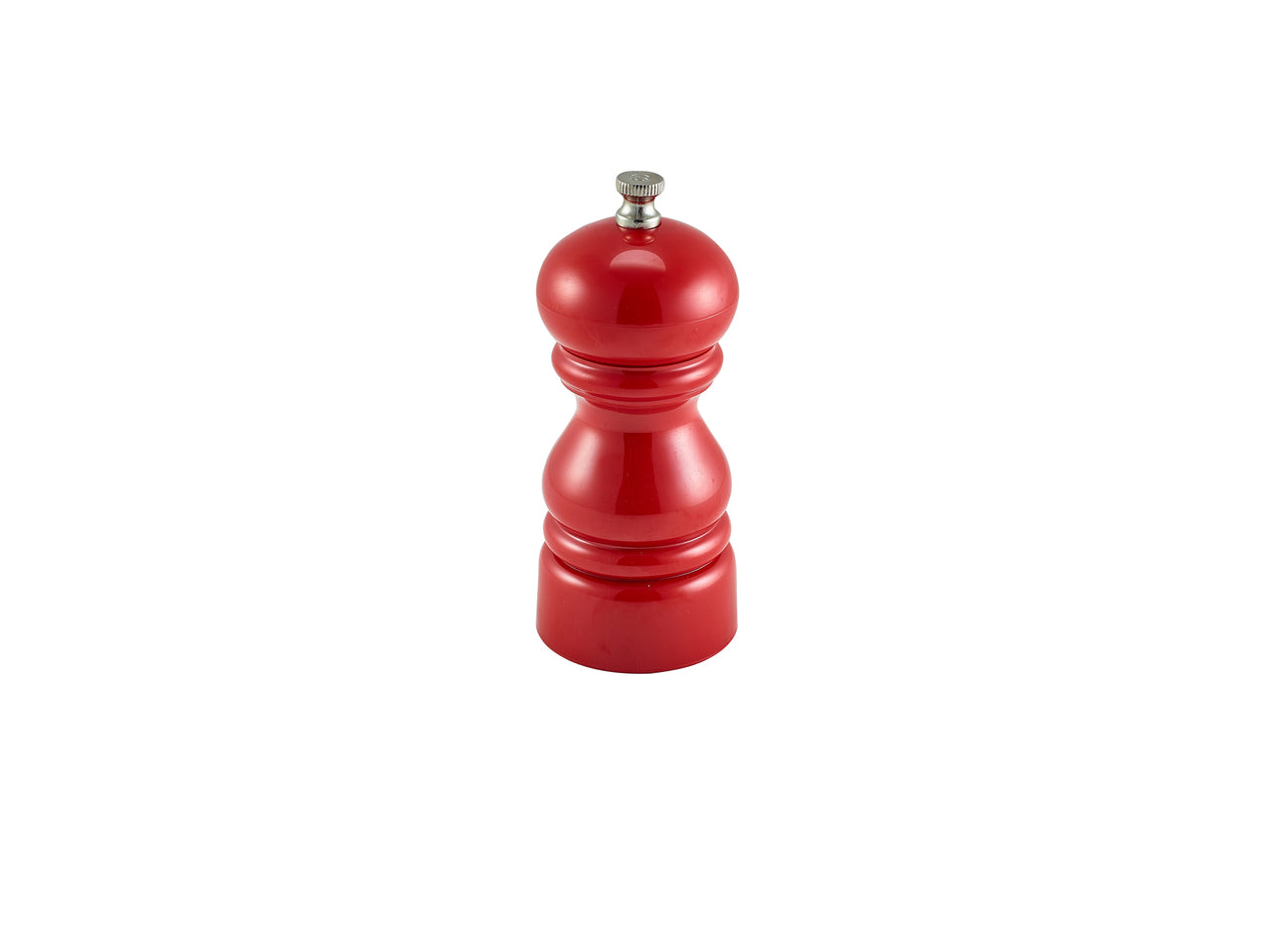 Genware Salt Or Pepper Grinder Red 12.7cm