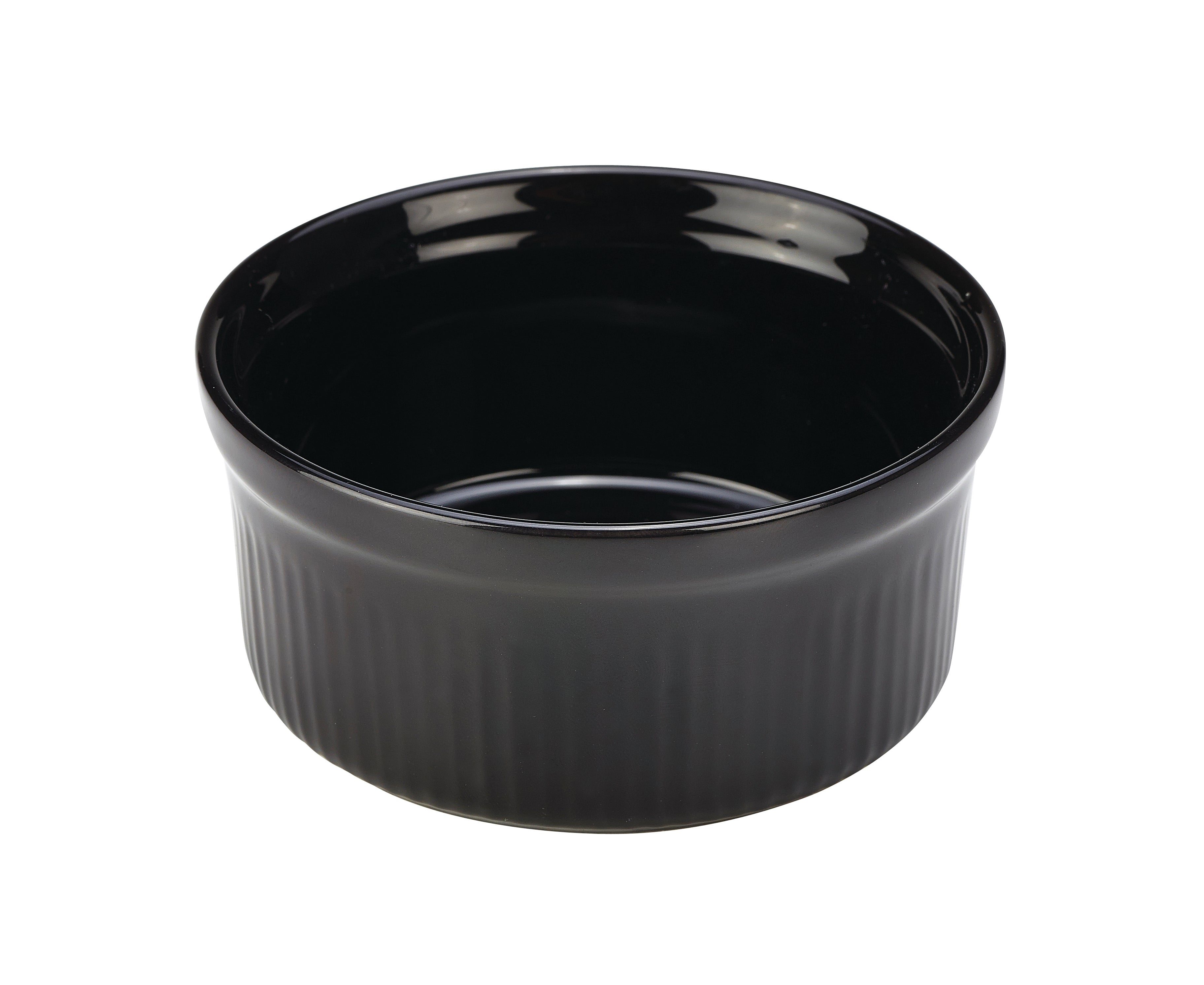 GenWare Stoneware Black Ramekin 9.5cm/3.75" 12 Pack