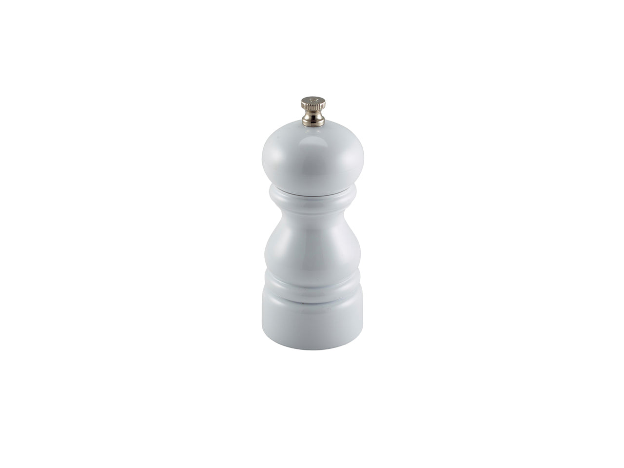 Genware Salt Or Pepper Grinder White 12.7cm