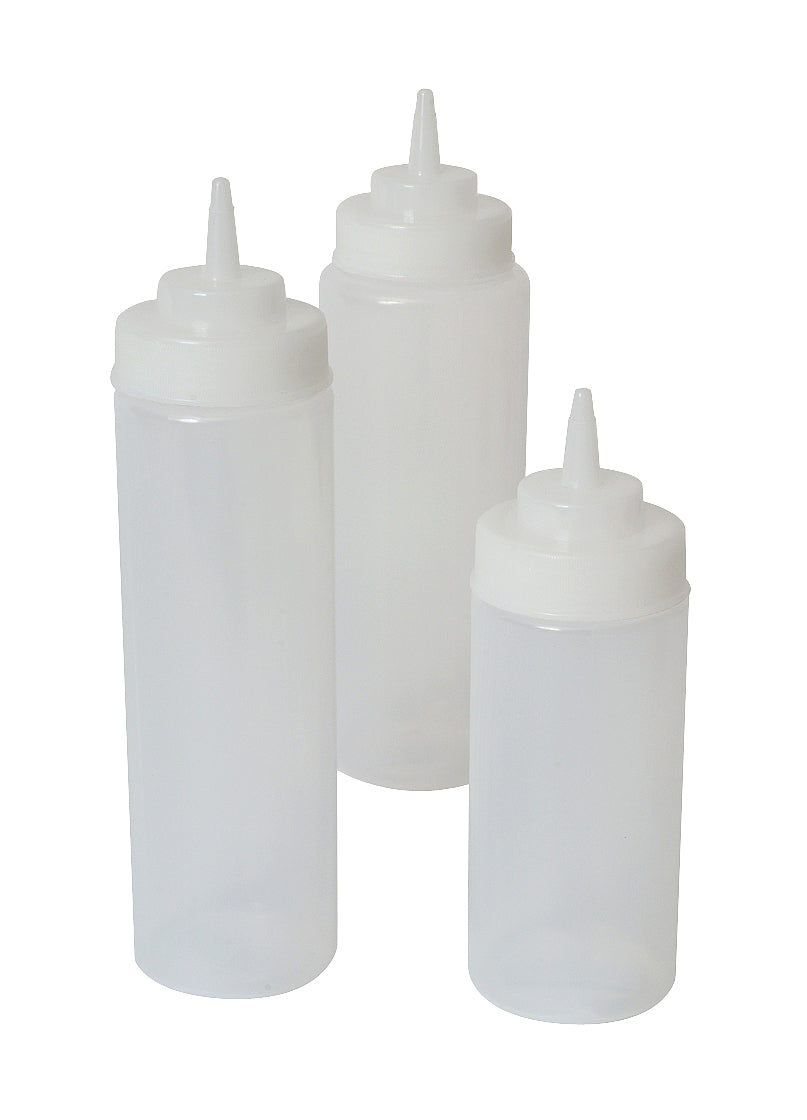 Squeeze Bottle Wide Neck Clear 32oz/94cl 6 Pack