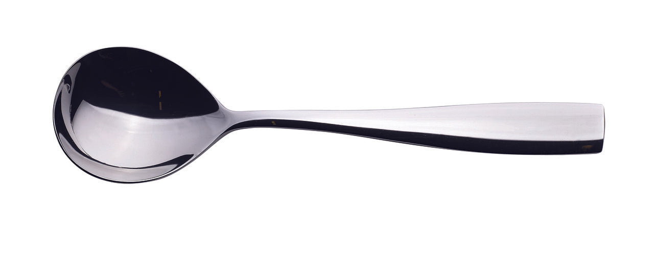 Genware Square Soup Spoon 18/0 (Dozen)