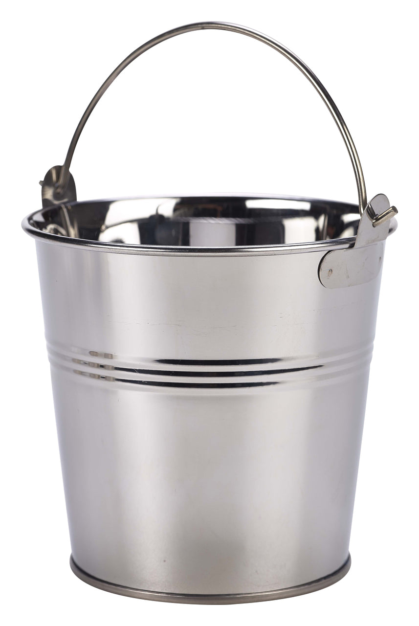 Stainless Steel Serving Bucket 10cm Dia 12 Pack