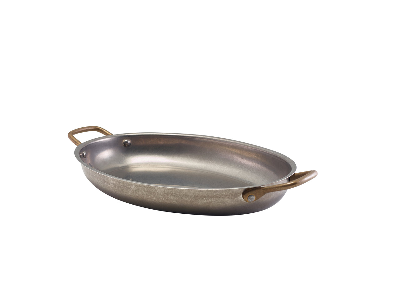 GenWare Vintage Steel Oval Dish 30 x 21cm 3 Pack