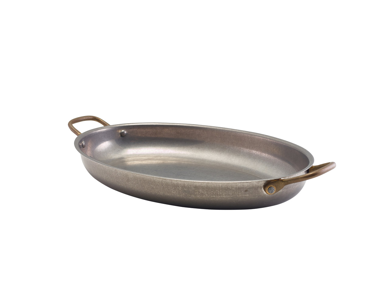 GenWare Vintage Steel Oval Dish 34 x 23cm 3 Pack