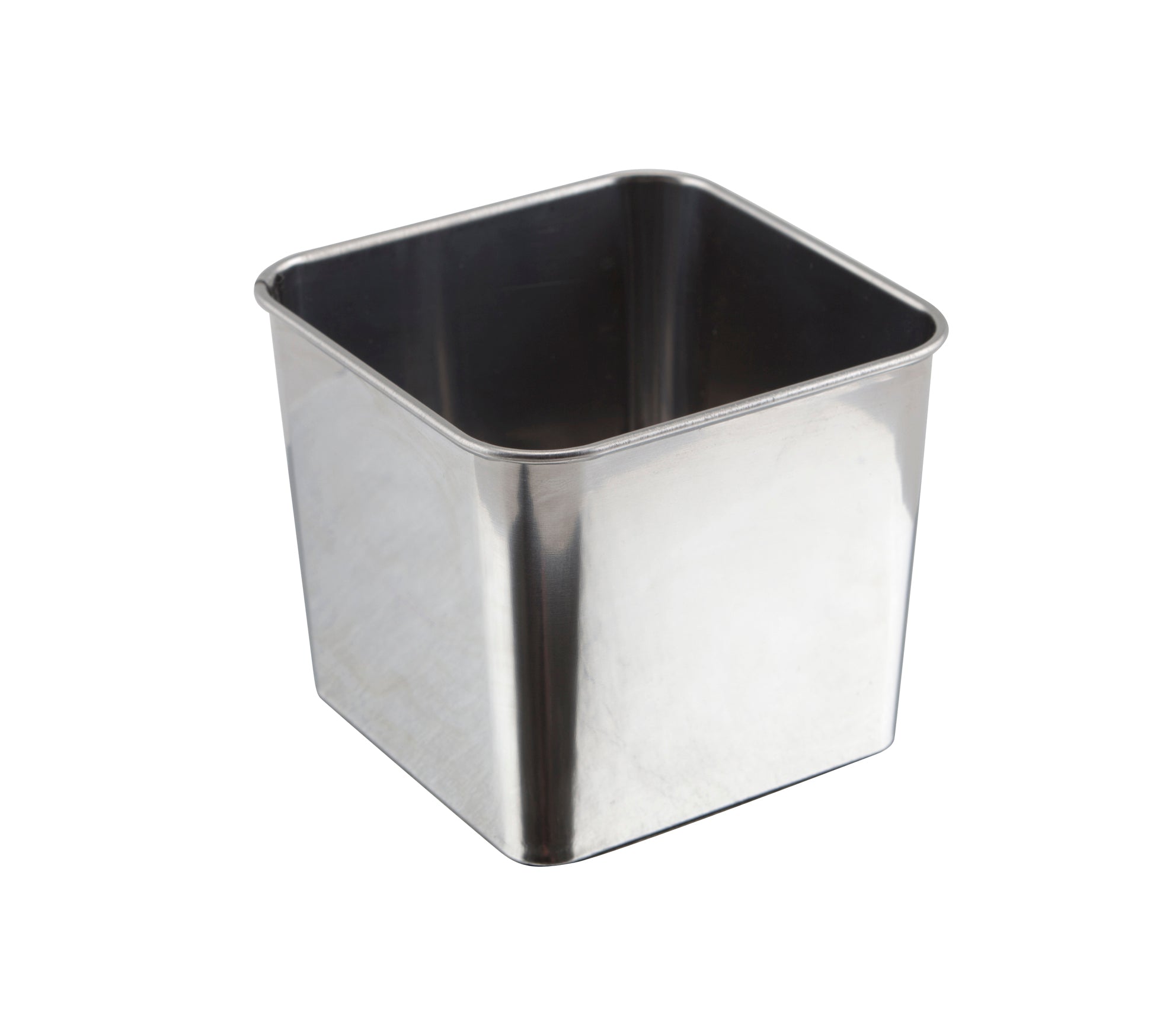 Stainless Steel Square Tub 8 x 8 x 6cm 12 Pack