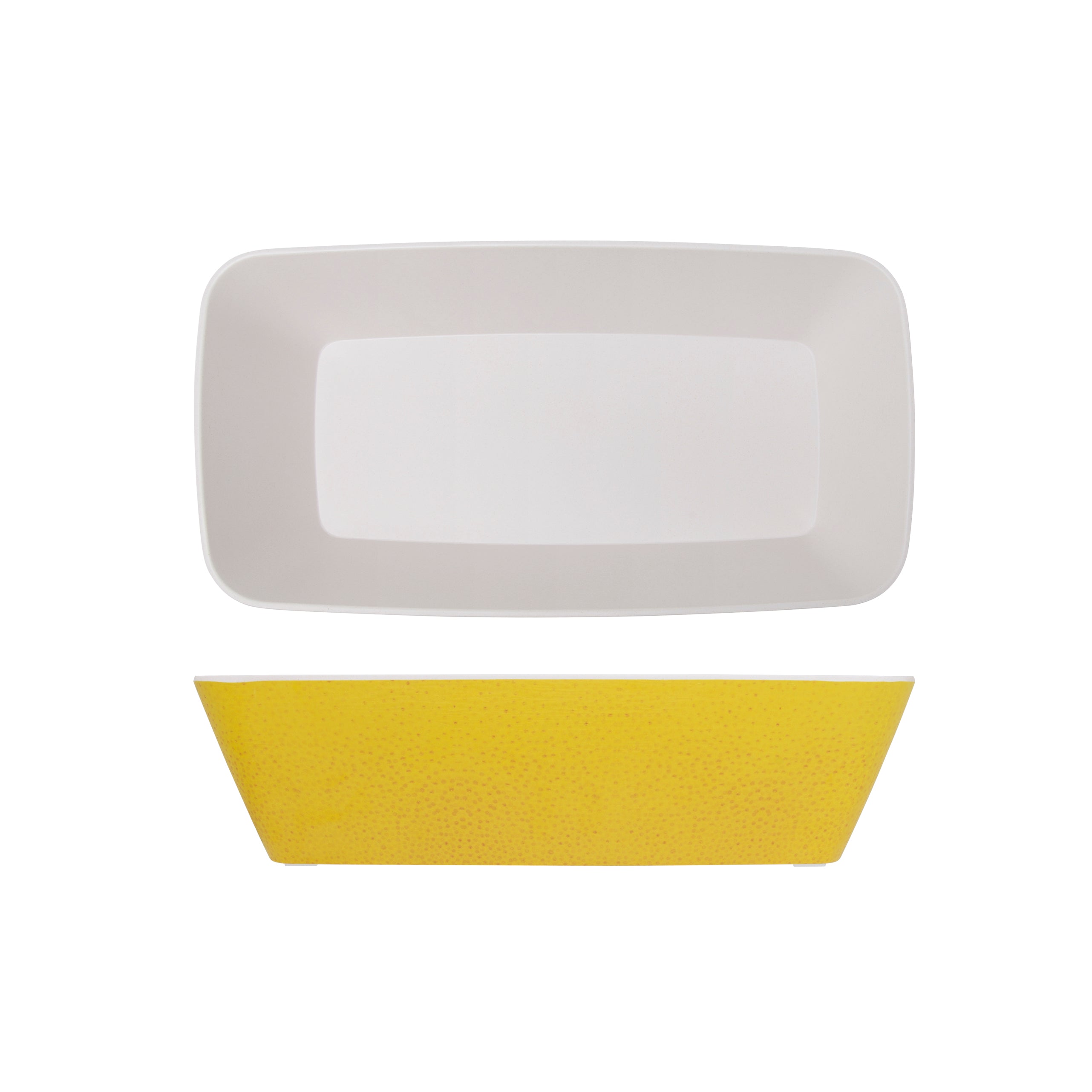 Lemon Yellow Seville Melamine GN1/3 Deep Dish 32.5 x 17.6 x 8cm