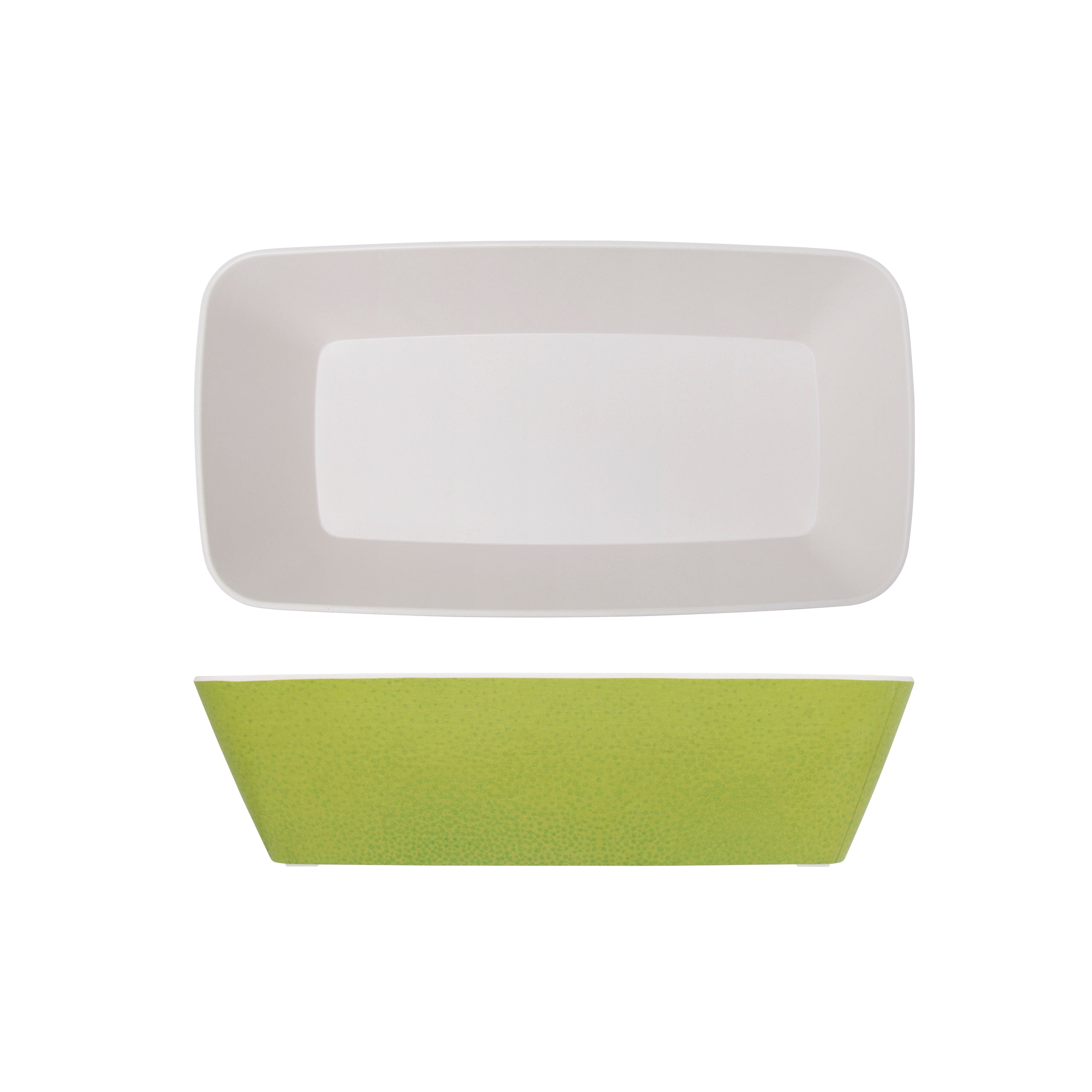 Lime Green Seville Melamine GN1/3 Deep Dish 32.5 x 17.6 x 8cm