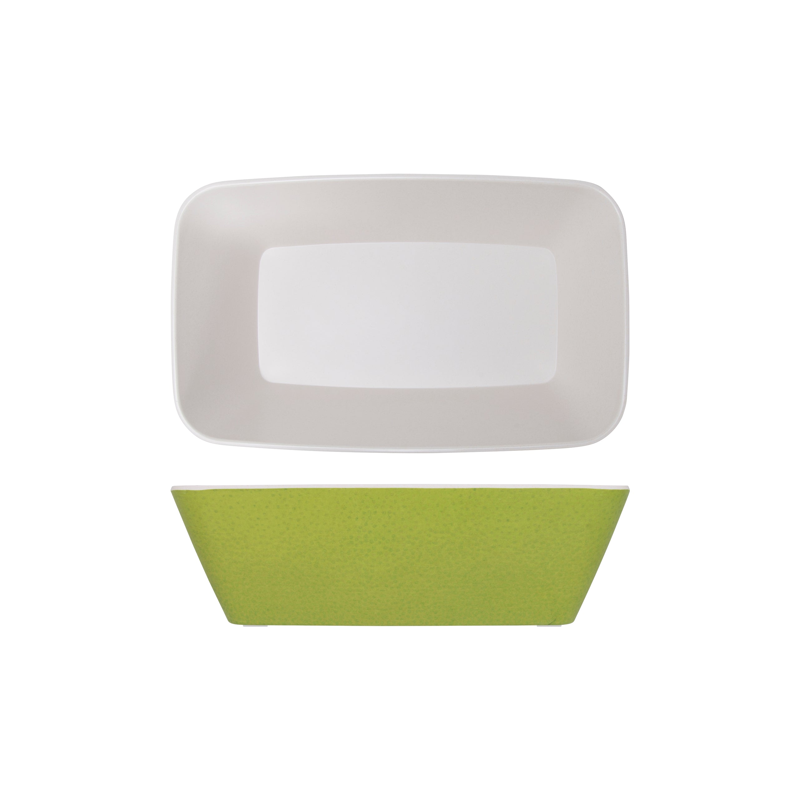 Lime Green Seville Melamine GN1/4 Deep Dish 26.5 x 16.2 x 8cm