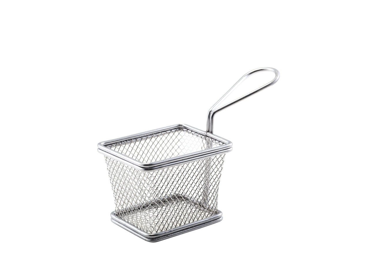 Serving Fry Basket Rectangular 10 X 8 X 7.5cm 6 Pack