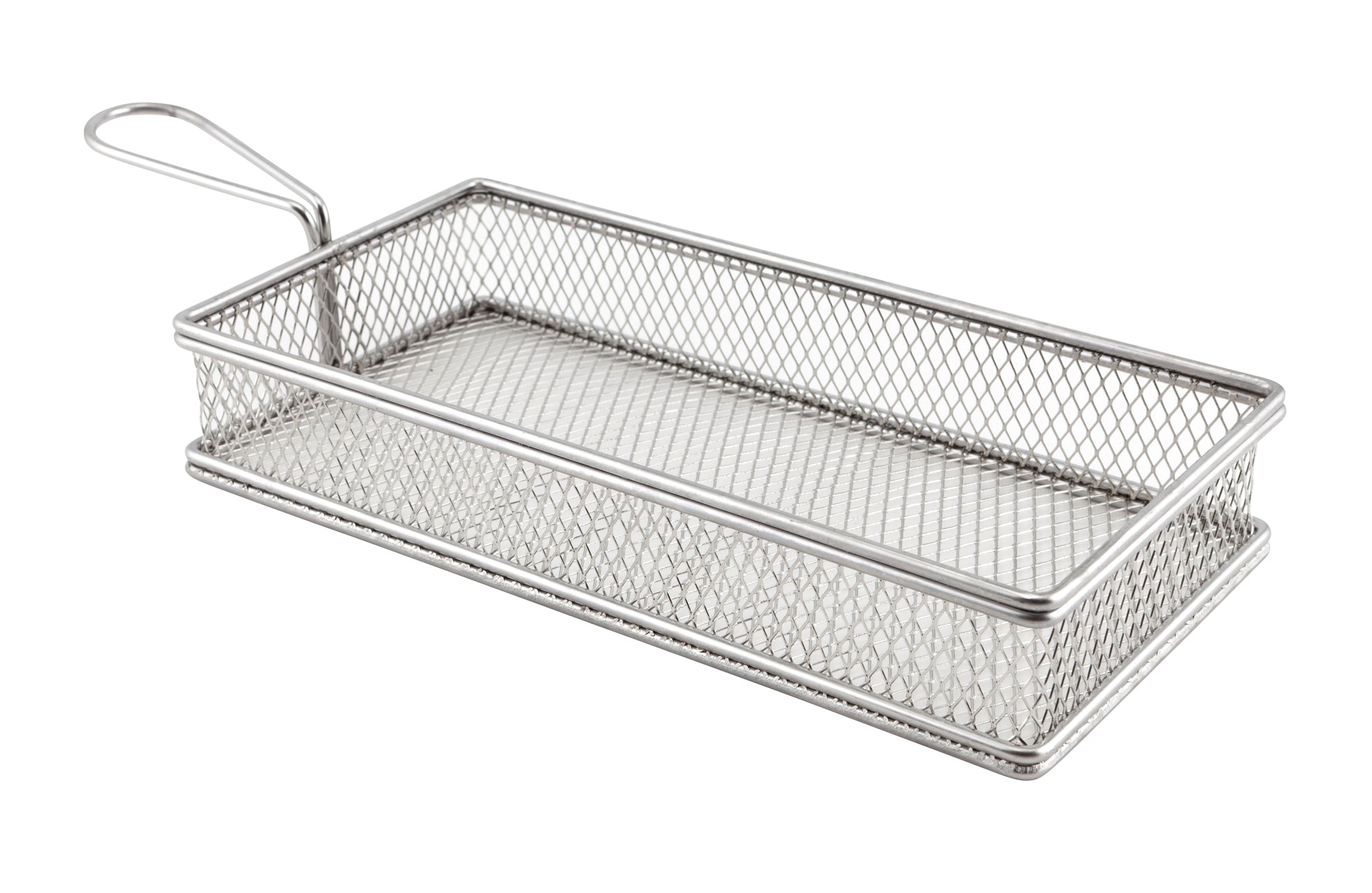 Large Rect. Serving Basket 26X13X4.5cm 6 Pack