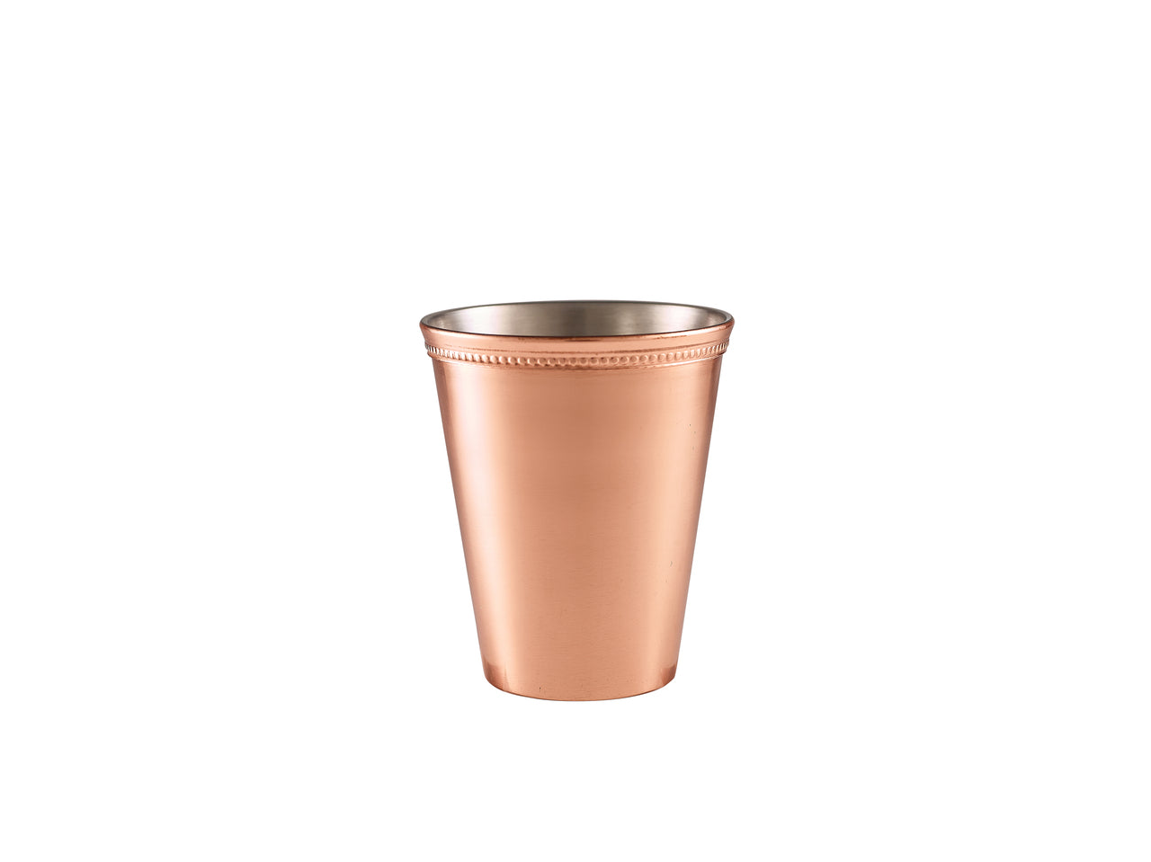 GenWare Beaded Copper Plated Serving Cup 38cl/13.4oz 12 Pack