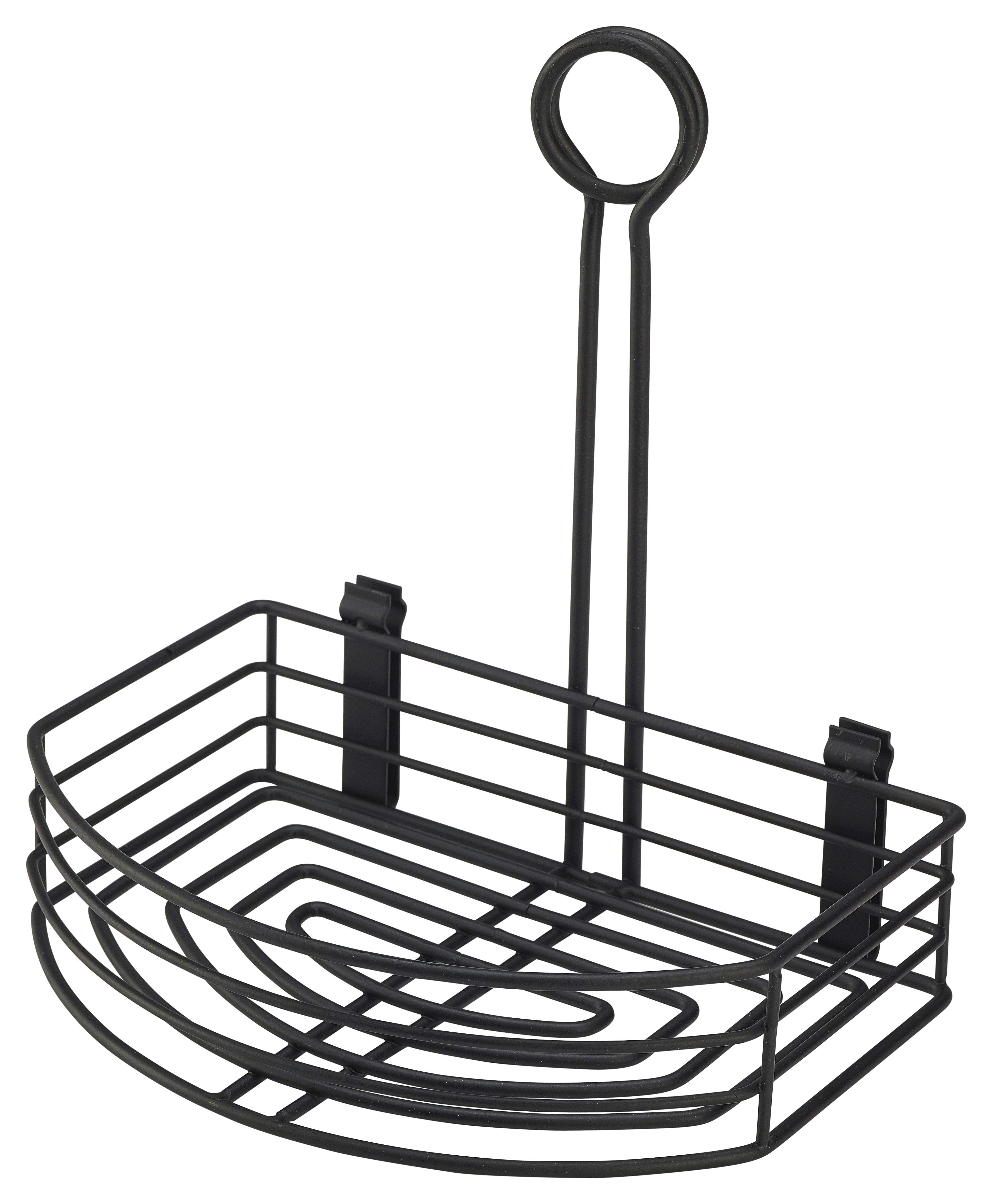 Black Wire Table Caddy 8.5 x 6 x 9 Inches