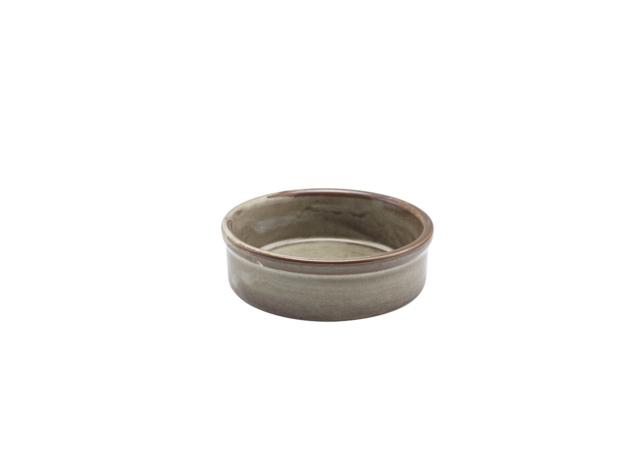 Terra Porcelain Grey Tapas Dish 10cm 12 Pack