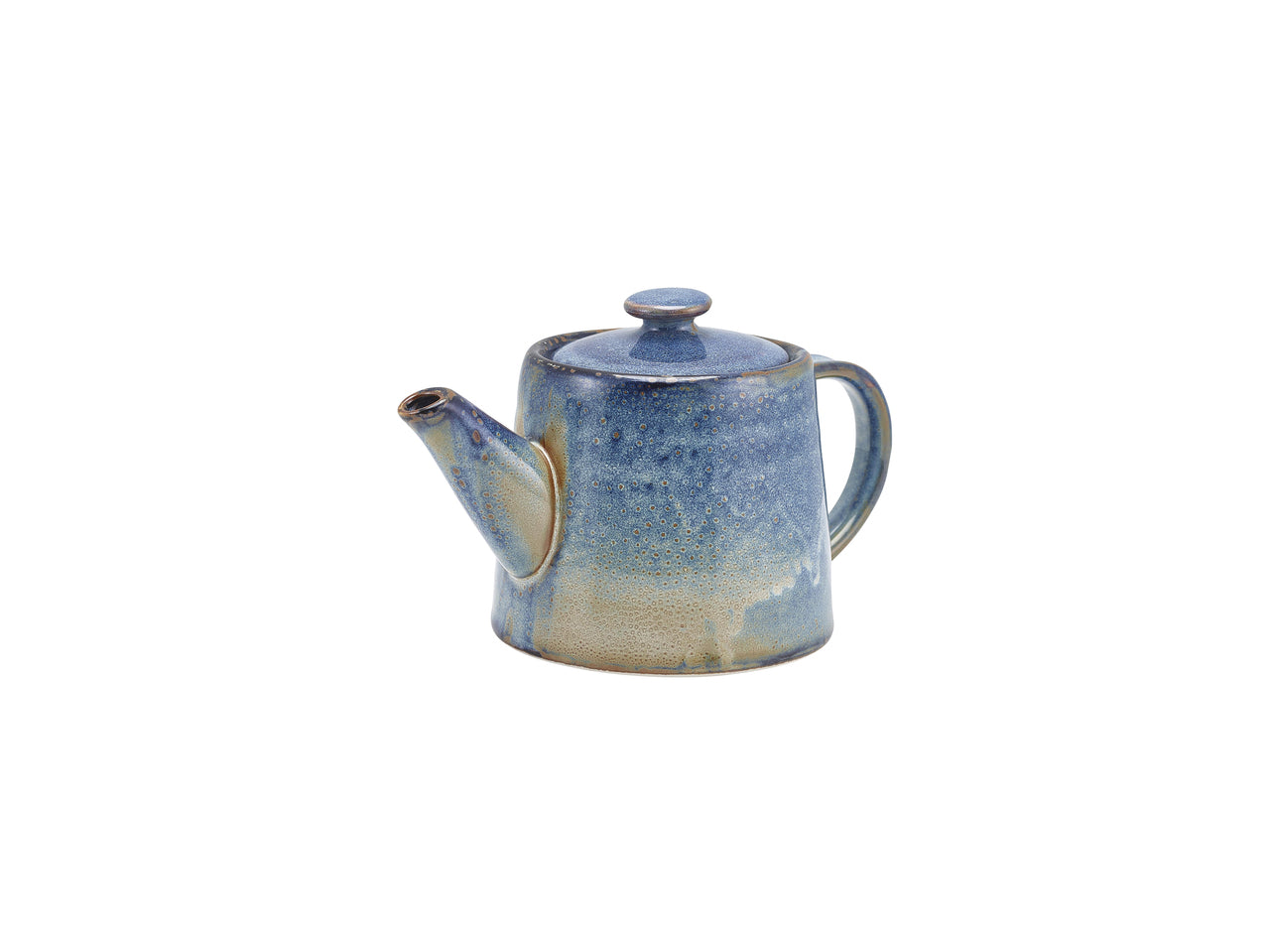 Terra Porcelain Aqua Blue Teapot 50cl/17.6oz 6 Pack