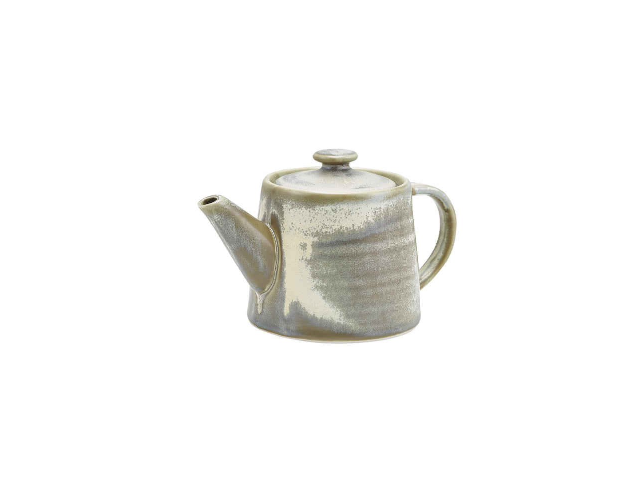 Terra Porcelain Matt Grey Teapot 50cl/17.6oz 6 Pack