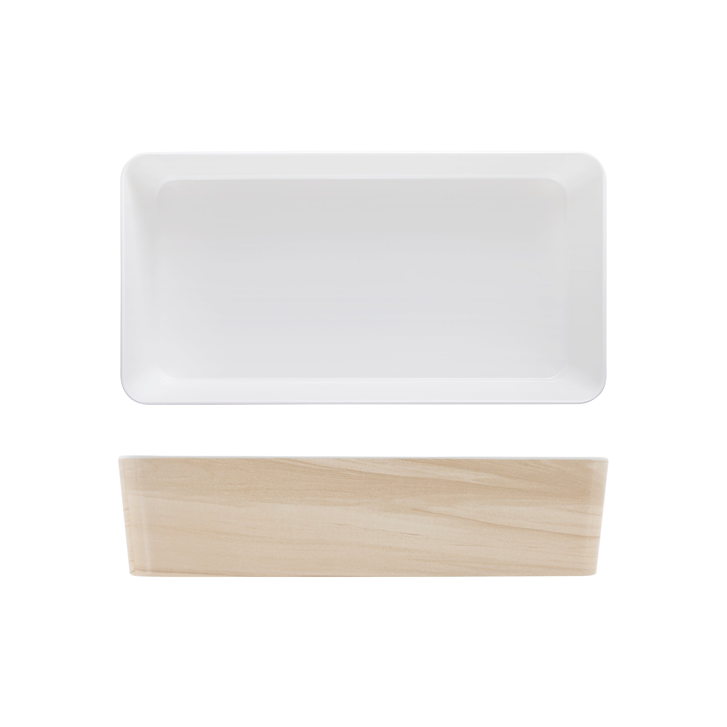 White Oak Tokyo Melamine Bento Outer Box 34.8 x 18 x 7.8cm 3 Pack