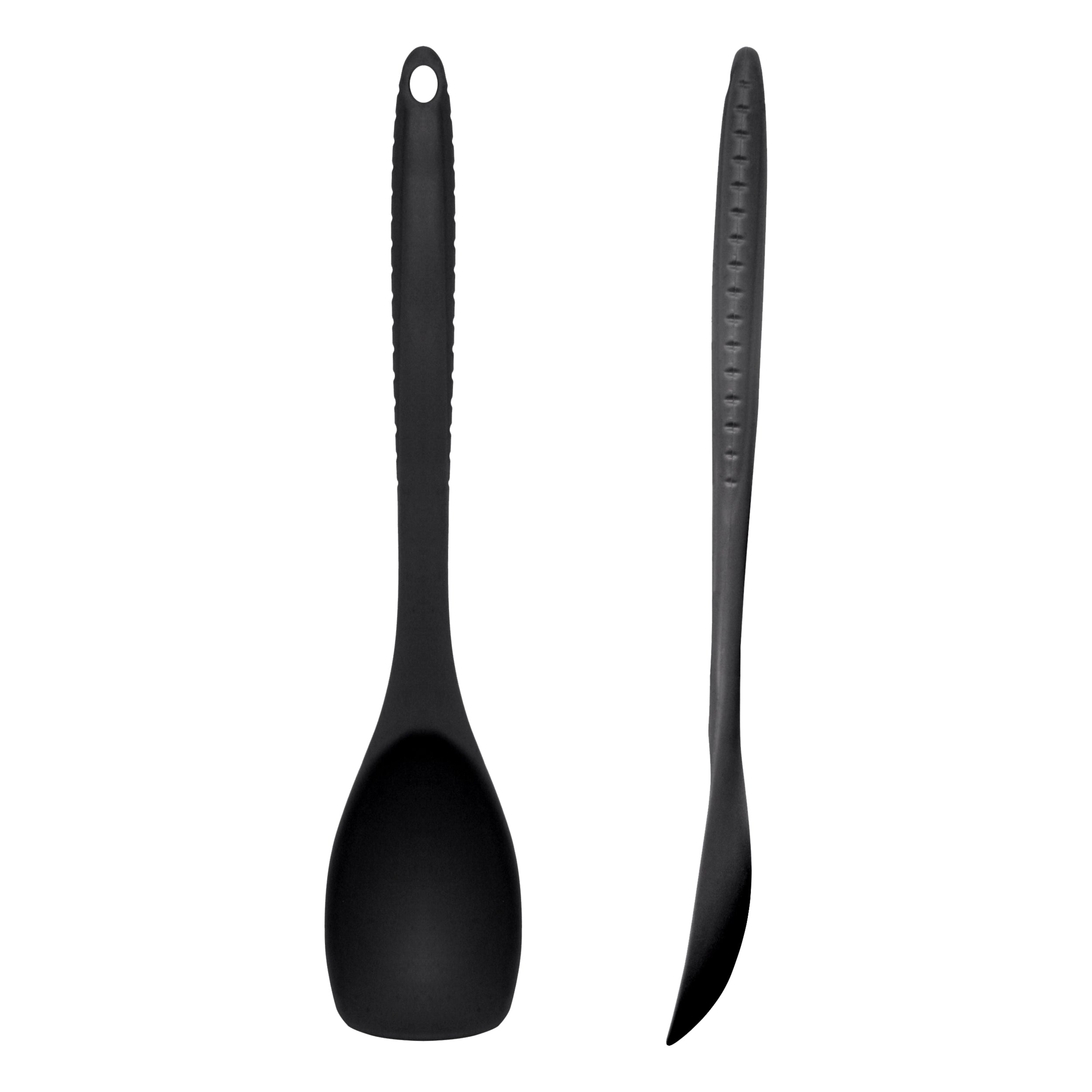 Black Silicone Spoon 30cm