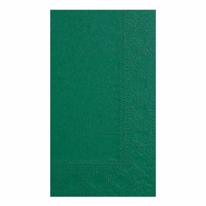 125 Pack 2 Ply Forest Green Paper Napkin 8 Fold 40 x 40 cm