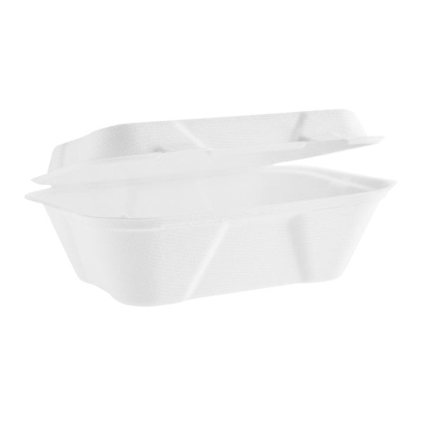 Vegware Bagasse Clamshells Heavyweight 7x5in Regular HW-B001 500 Pack