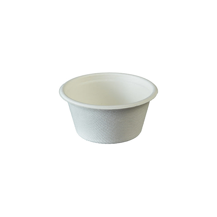 50 Pack 2oz Bagasse Portion Pots